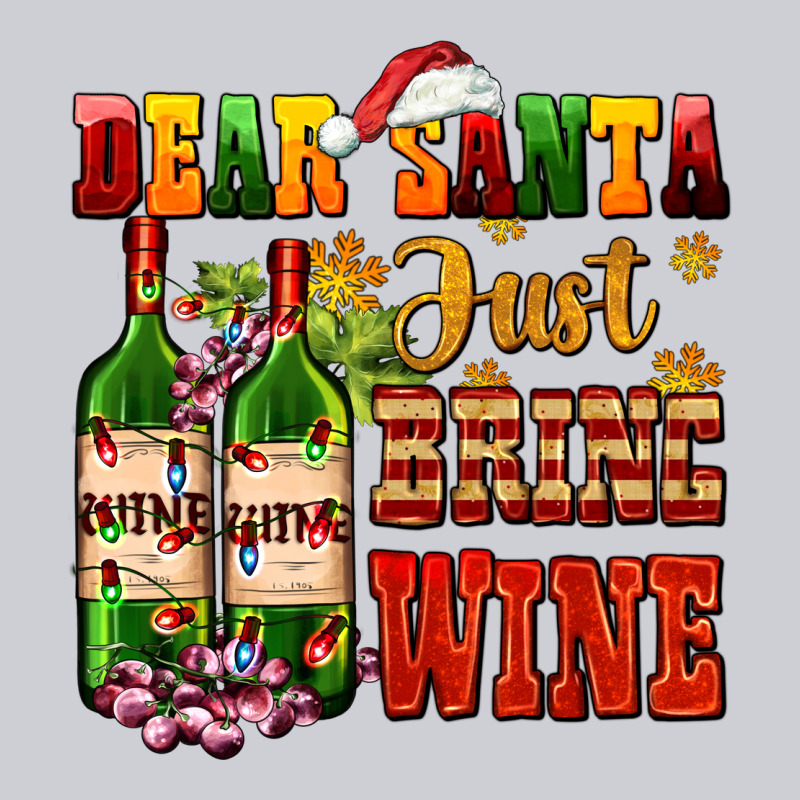Dear Santa Just Bring Wine Urban Hoodie by AdoDesignShop | Teevron