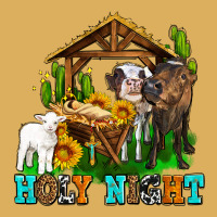 Holy Nıght Cows And Sunflowers Premium Hoodie | Teevron