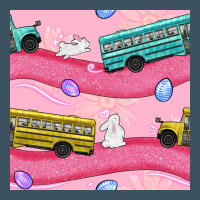 Easter School Bus Seamless Pattern Urban Hoodie | Teevron