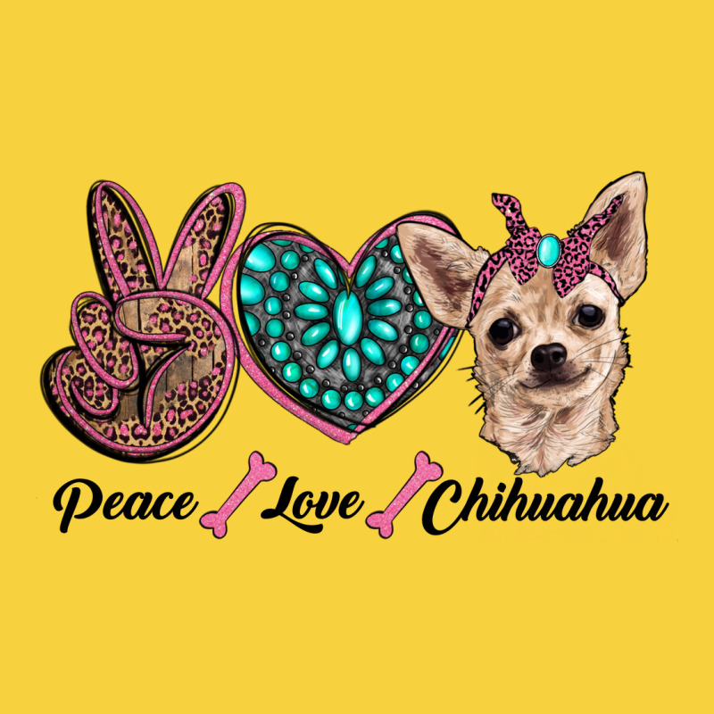 Peace Love Chihuahua Premium Sweatshirt by RanaPortraitStore | Teevron