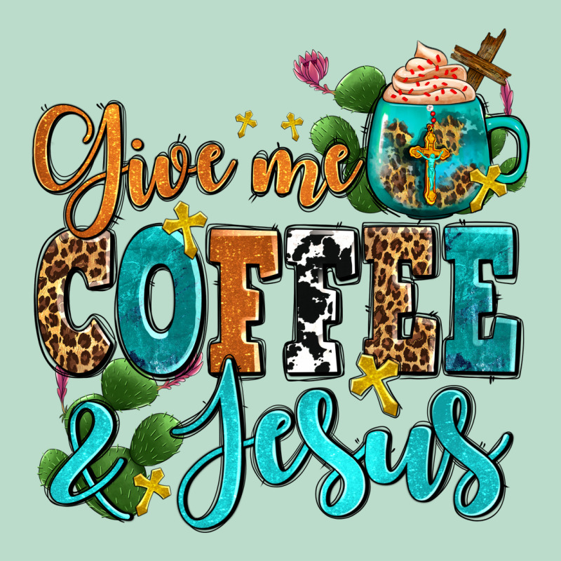 Gıve Me Coffee And Jesus Premium Hoodie by AdoDesignShop | Teevron
