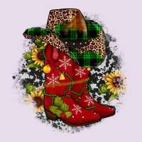 Christmas Cowboy Boots Premium Hoodie | Teevron