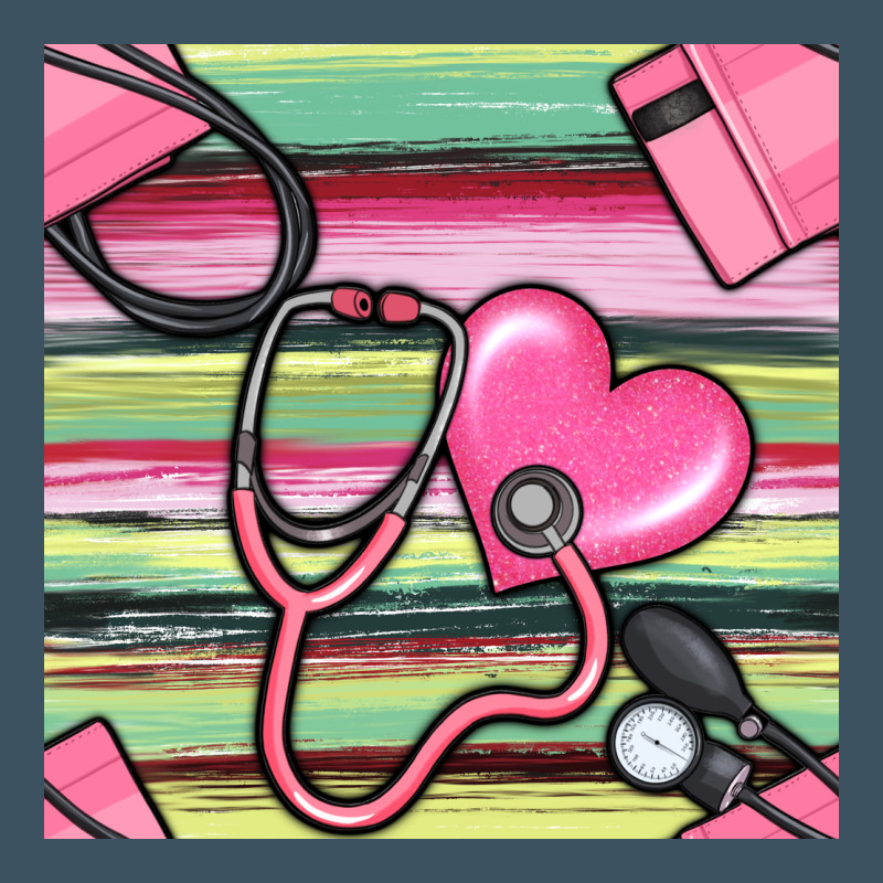 Nurse Stethoscope Seamless Pattern Urban Hoodie by BundleAndBundleShop | Teevron