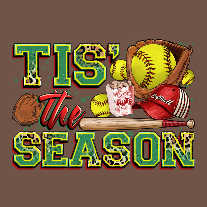 Tis' The Season Softball Premium Sweatshirt by Zillion Design Studio | Teevron