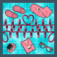 Nurse Heart Beat Seamless Pattern Urban Hoodie | Teevron