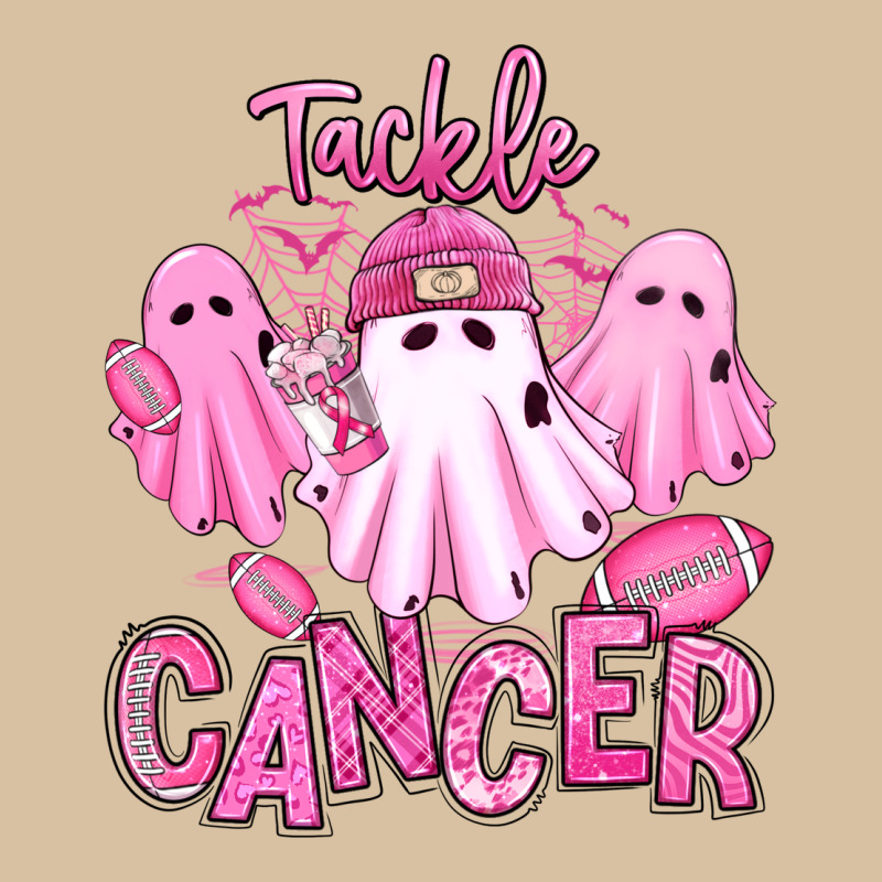 Tackle Cancer Halloween Ghosts American Football Heavyweight Hoodie by RanaPortraitStore | Teevron