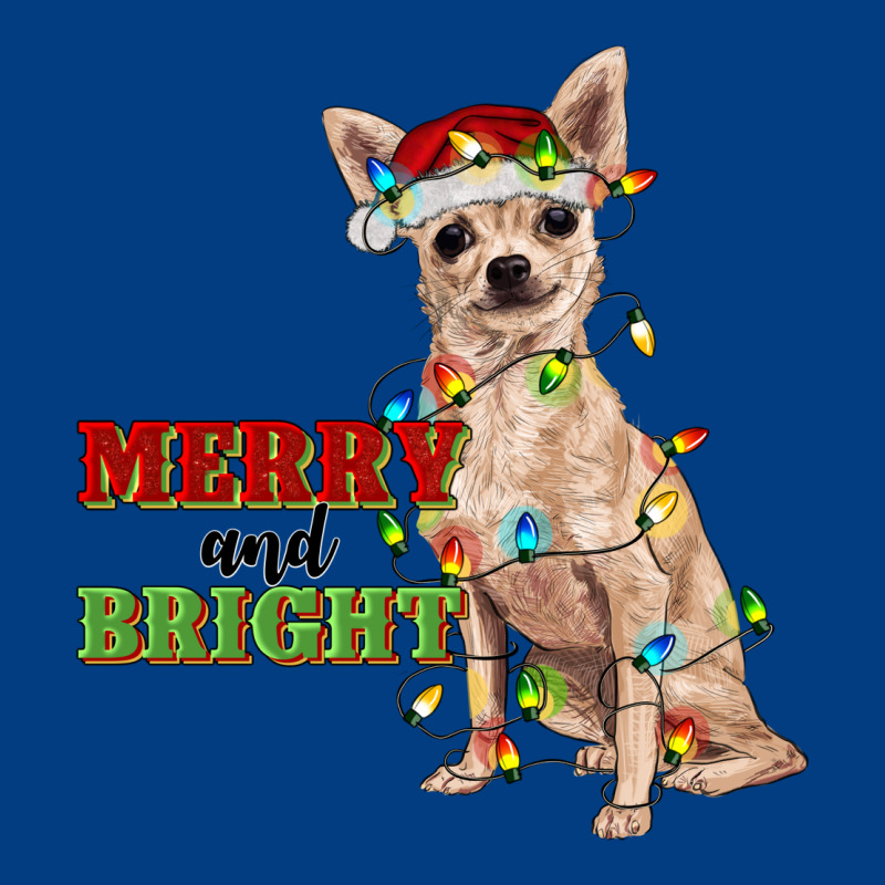 Merry And Bright Chihuahua Premium Sweatshirt by RanaPortraitStore | Teevron