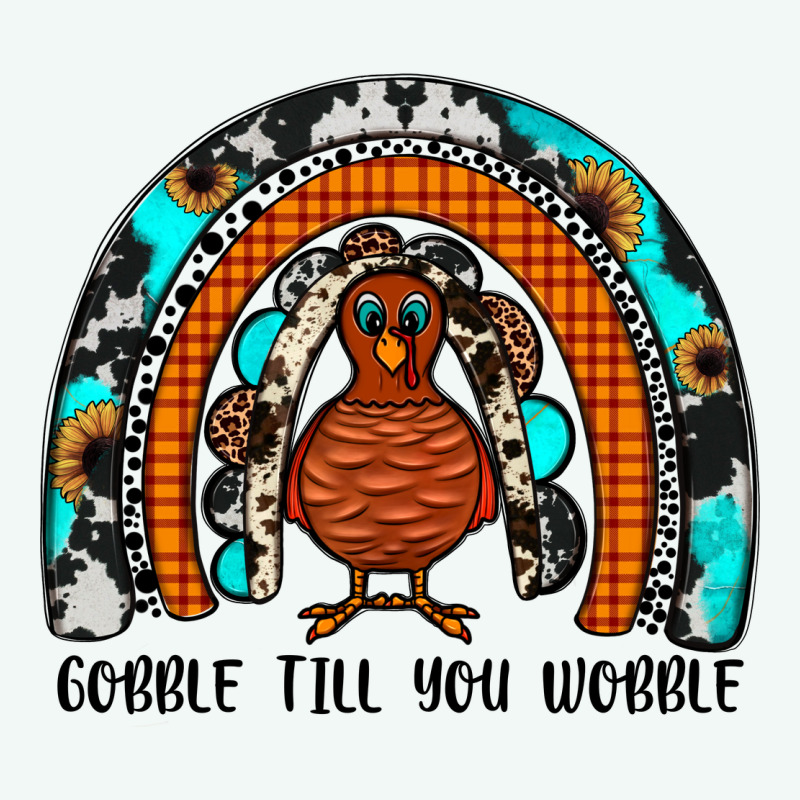 Gobble Till You Wobble Rainbow Premium Hoodie by JahusDesignShop | Teevron