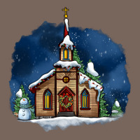 Christmas Church And Snow Premium Hoodie | Teevron