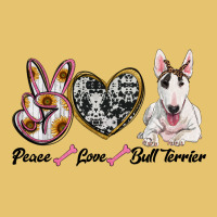 Peace Love Bull Terrier Premium Sweatshirt | Teevron