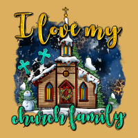 Christmas Church And Snow   ı Love My Church Family Premium Hoodie | Teevron