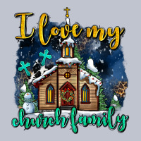 Christmas Church And Snow   ı Love My Church Family Premium Hoodie | Teevron