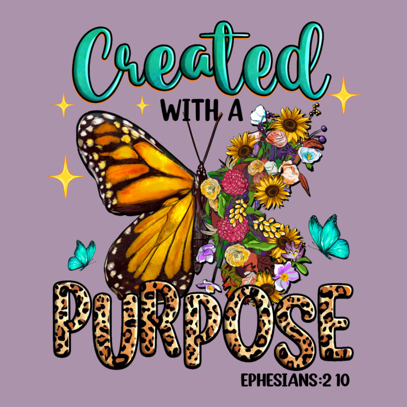 Created With A Purpose Ephesians 2 10 Heavyweight Hoodie by RanaPortraitStore | Teevron
