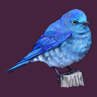 Mountain Bluebird Premium Tee | Teevron