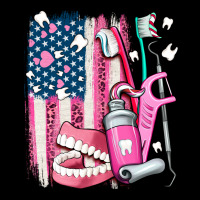 American Flag And Dental Elements With Teeth Urban Hoodie | Teevron