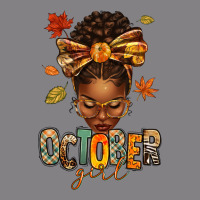 October Girl Afro Woman Fall Heavyweight Hoodie | Teevron