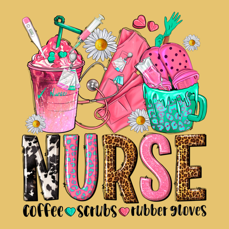 Nurse Coffee Scrubs Rubber Gloves Premium Sweatshirt by texasbilliewilder | Teevron