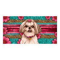 shih tzu license plate | Teevron