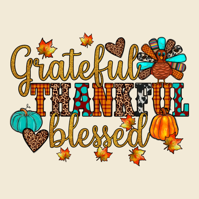 Grateful Thankful Blessed Premium Hoodie by JahusDesignShop | Teevron