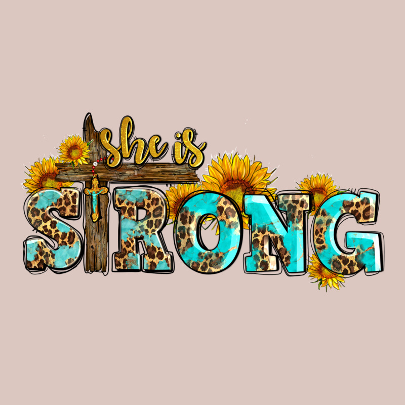 She Is Strong With Cross Premium Hoodie by AdoDesignShop | Teevron