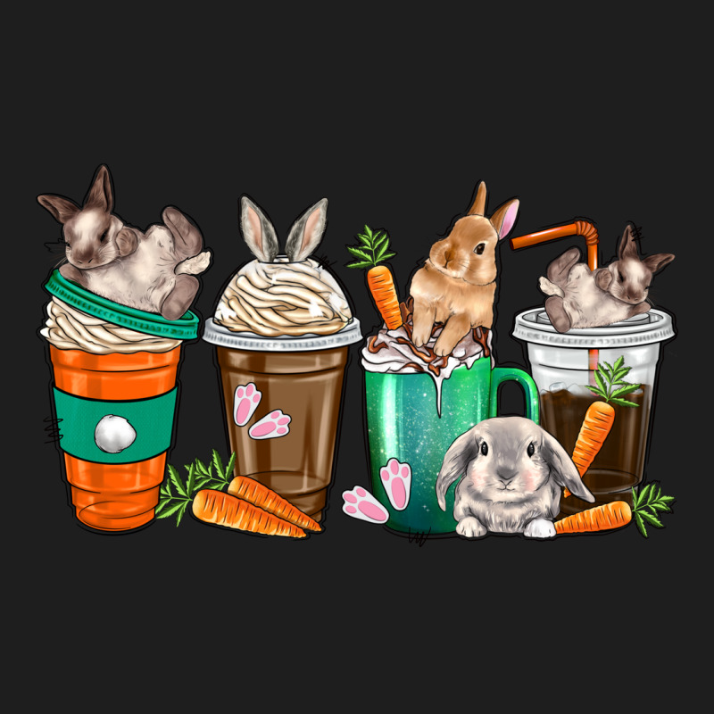 Rabbit Coffee Cups Heavyweight Hoodie by texasbilliewilder | Teevron