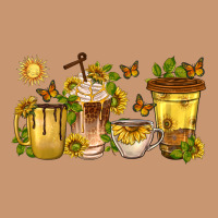 Sunflower Coffee Cups Heavyweight Hoodie | Teevron