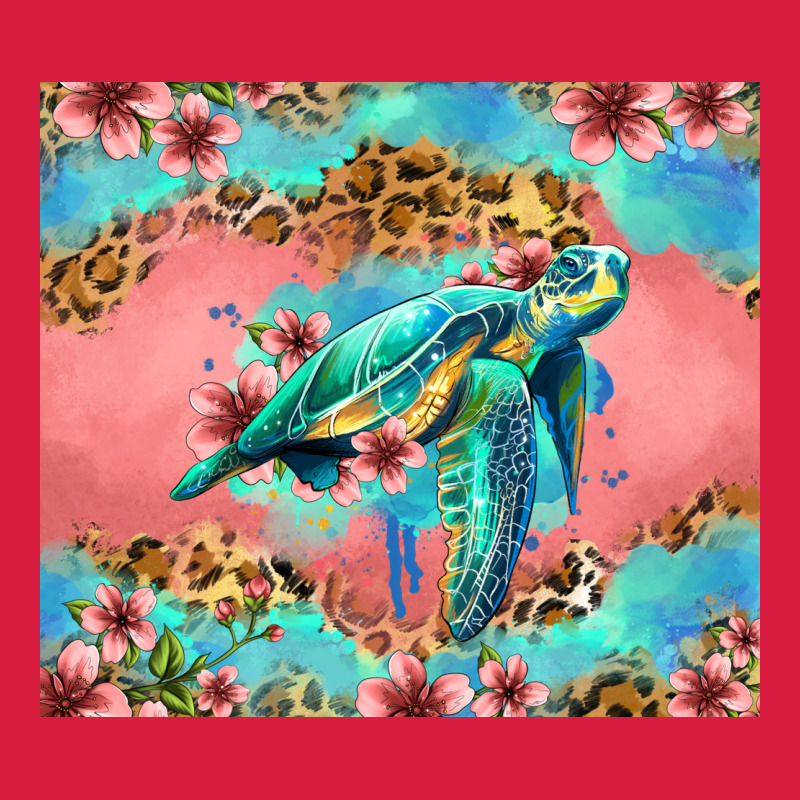 Floral Turtle Premium Hoodie by Jasminsmagicworld | Teevron