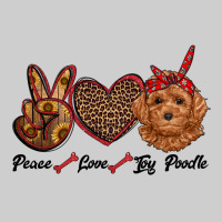 Peace Love Toy Poodle Premium Sweatshirt | Teevron