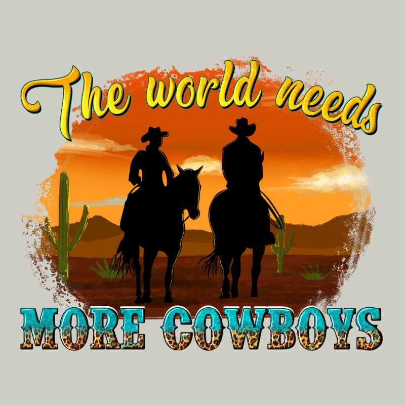 The World Needs More Cowboys Heavyweight Hoodie by texasbilliewilder | Teevron
