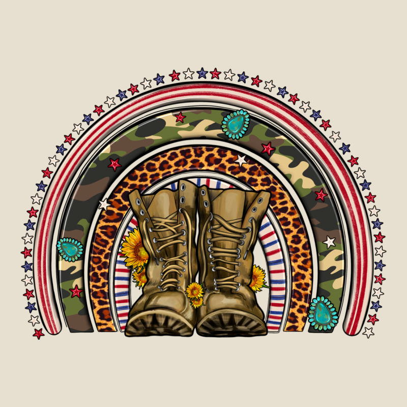 Soldier Boots Camouflage Leopard Gemstone Rainbow Urban Hoodie by Artiststas | Teevron
