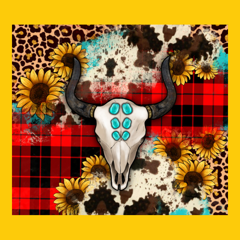 Bullskull Sunflower Premium Hoodie by JahusDesignShop | Teevron