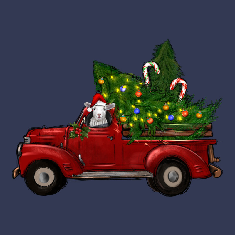Christmas Farm Truck With Baby Sheep Heavyweight Hoodie by RanaPortraitStore | Teevron