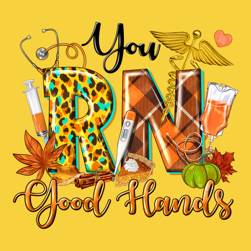 You Rn Good Hands Fall Premium Sweatshirt by texasbilliewilder | Teevron