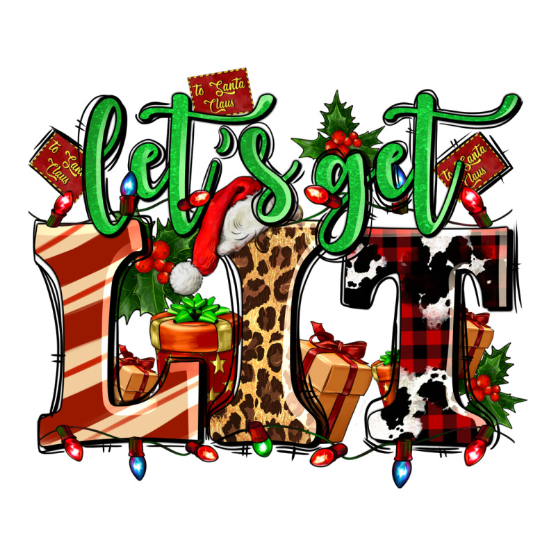 Lets Get Lit With Christmas Premium Hoodie by AdoDesignShop | Teevron
