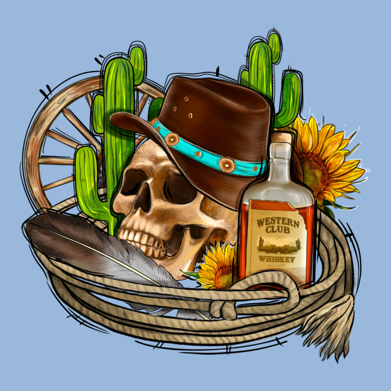 Cowboy Cactus  Sunflowers Whiskey Premium Hoodie by AdoDesignShop | Teevron