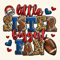 Little Sister Biggest Fan American Football Premium Hoodie | Teevron