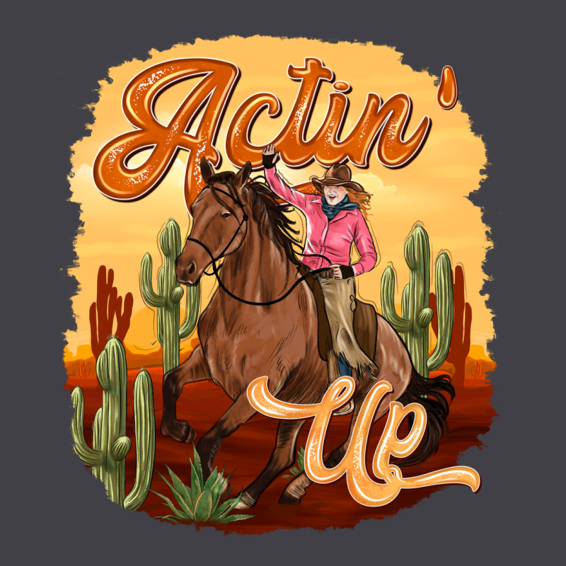 Cowgirl Actin Up Heavyweight Hoodie by texasbilliewilder | Teevron