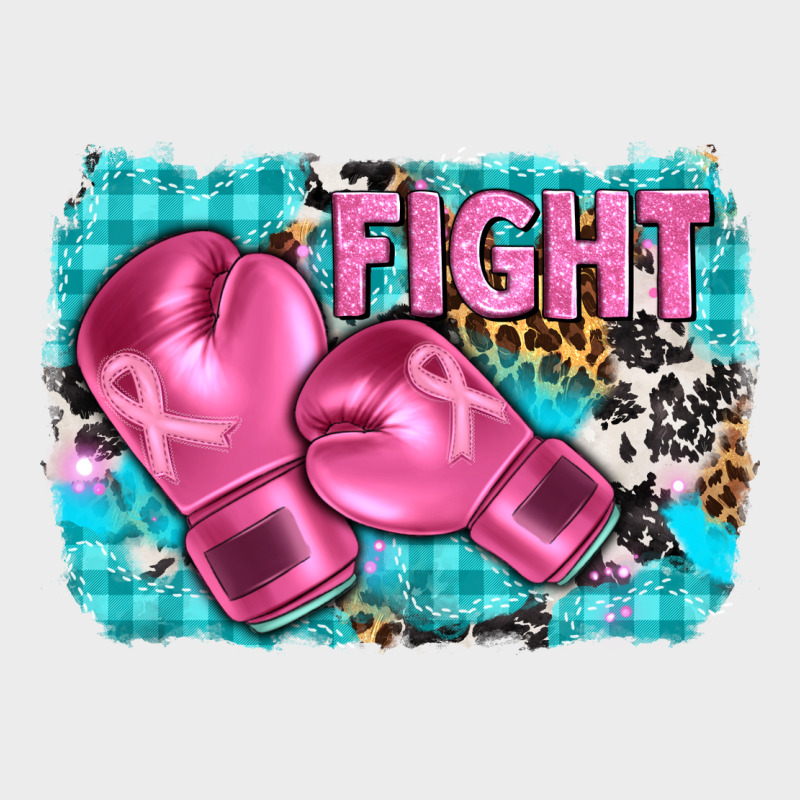 Fight With Boxing Gloves And Cancer Ribbon Urban Hoodie by AdoDesignShop | Teevron