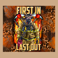 First In Last Out Firefighter Vintage Hoodie | Teevron