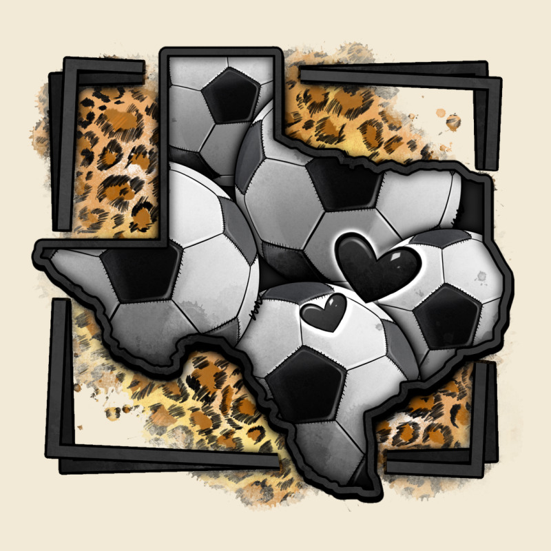 Leopard Soccer Texas Map Premium Hoodie by Jasminsmagicworld | Teevron