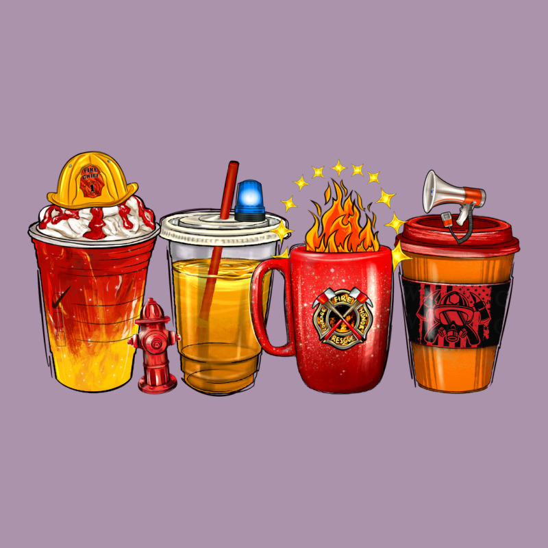 Firefighter Coffee Cups Heavyweight Hoodie by texasbilliewilder | Teevron