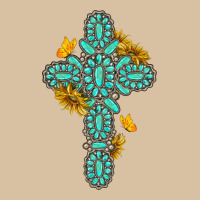 Gemstone Cross With Sunflowers And Butterflies Heavyweight Hoodie | Teevron