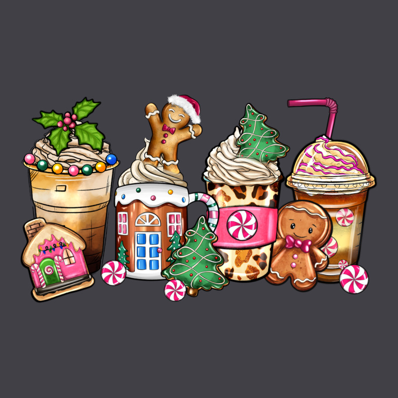 Pink Gingerbread Coffee Cups Heavyweight Hoodie by Zillion Design Studio | Teevron