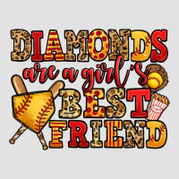 Diamonds Are A Girl's Best Friend Softball Premium Hoodie | Teevron
