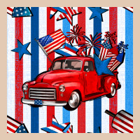 4th Of July Seamless Pattern Truck Urban Hoodie | Teevron