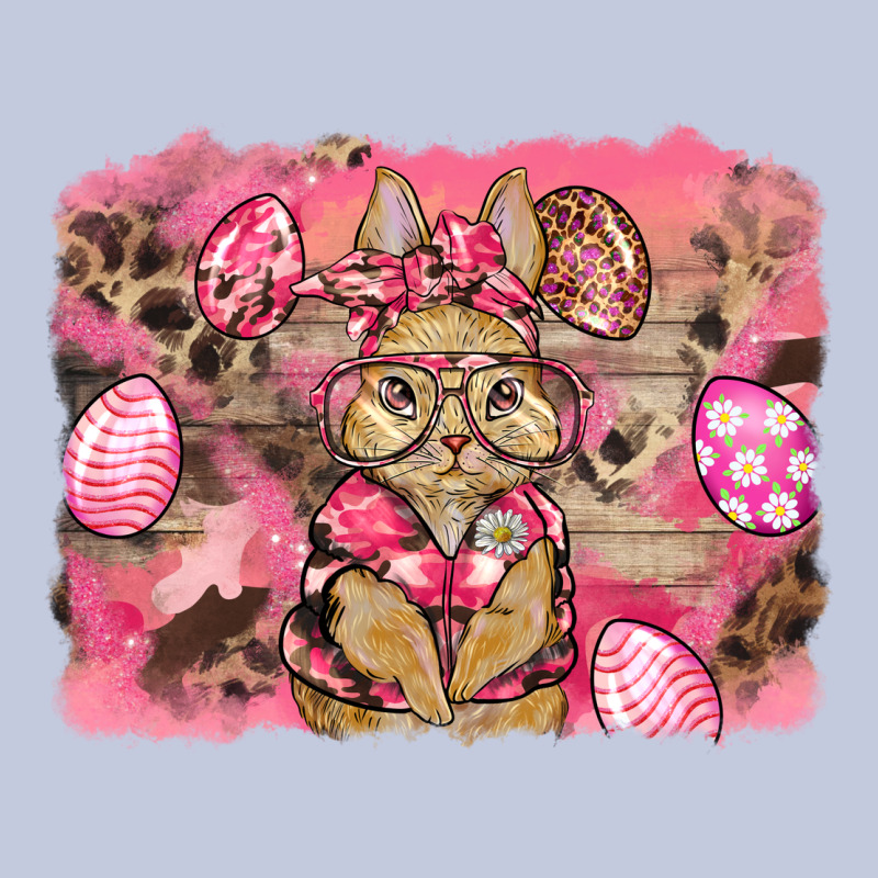 Pink Camouflage Bunny Background Long Sleeve Tee by BarkalooDesign | Teevron