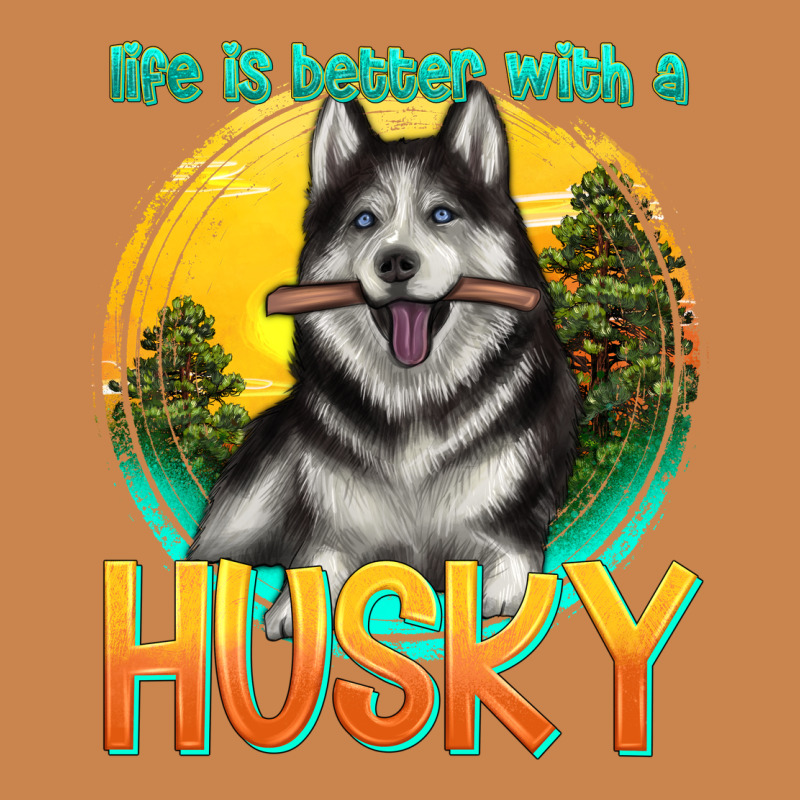 Life Is Better With A Husky Heavyweight Hoodie by texasbilliewilder | Teevron