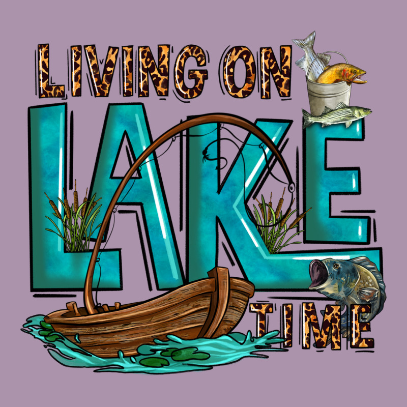 Living On Lake Time Heavyweight Hoodie by texasbilliewilder | Teevron