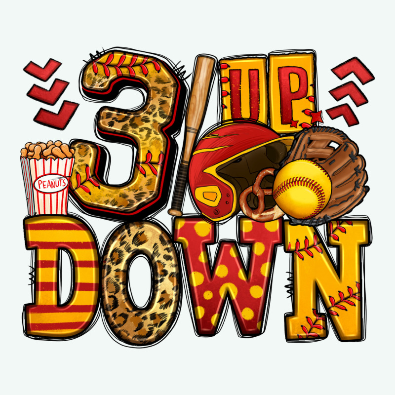 Three Up Three Down Softball Premium Hoodie by Jasminsmagicworld | Teevron