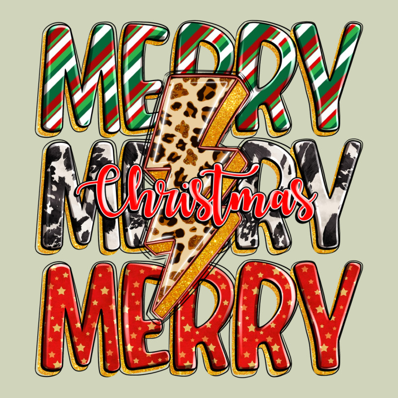 Merry Christmas Lightning Bolt Heavyweight Hoodie by Zillion Design Studio | Teevron